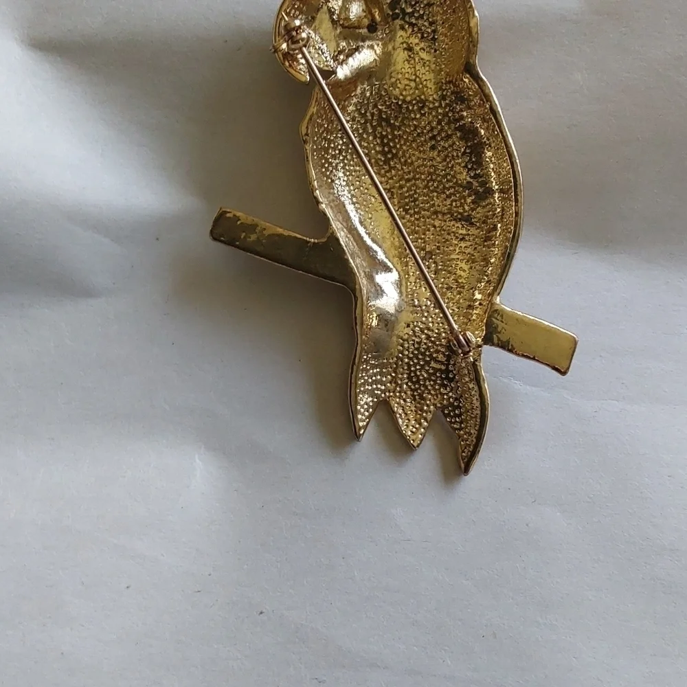VINTAGE PARROT PIN BROOCH & PENDANT‎